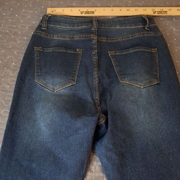 Fashion Nova Women's Blue Skinny Jeans size 11 - Picture 4 of 5